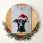 Doberman, Santa, Dog, Christmas, Dog Lover, Pet T-Shirt Comfort Colors T-Shirt