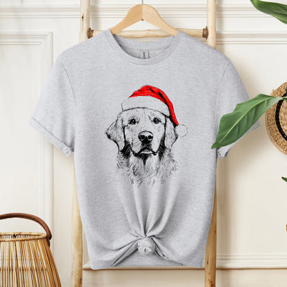 Golden Retriever, Santa, Dog, Christmas, Dog Lover, Pet T-Shirt Comfort Colors T-Shirt