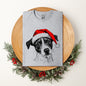 Jack Russell, Santa, Terrier Dog, Christmas, Dog Lover, Pet T-Shirt Comfort Colors T-Shirt