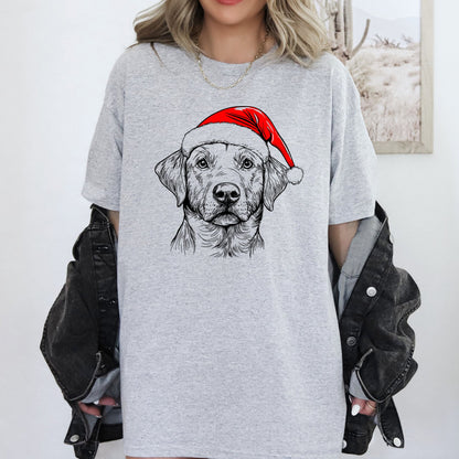 Labrador Retriever, Santa, Dog, Christmas, Dog Lover, Pet T-Shirt Comfort Colors T-Shirt