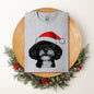 Portuguese Water Dog, Santa, Dog, Christmas, Dog Lover, Pet T-Shirt Comfort Colors T-Shirt