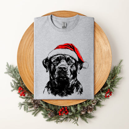 Rottweiler, Santa, Dog, Christmas, Dog Lover, Pet T-Shirt Comfort Colors T-Shirt