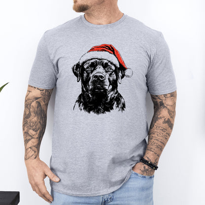 Rottweiler, Santa, Dog, Christmas, Dog Lover, Pet T-Shirt Comfort Colors T-Shirt