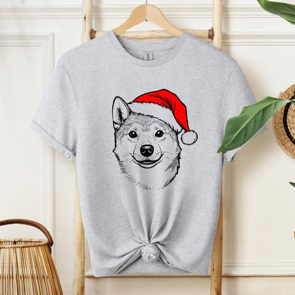 Shiba Inu, Santa, Dog, Christmas, Dog Lover, Pet T-Shirt Comfort Colors T-Shirt