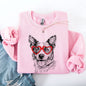Australian Cattle, Blue Heeler, Pet, Dog Breed, Valentine's Sweatshirt