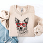 Australian Cattle, Blue Heeler, Pet, Dog Breed, Valentine's Sweatshirt