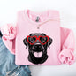 Black Lab, Labrador, Pet, Dog Breed, Valentine's Sweatshirt