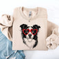 Border Collie, Pet, Dog Breed, Valentine's Sweatshirt