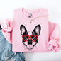 Boston Terrier, Pet, Dog Breed, Valentine's Sweatshirt