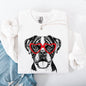 Boxer, Pet, Dog Breed, Valentine's Sweatshirt