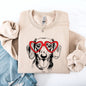 Dachshund, Pet, Dog Breed, Valentine's Sweatshirt