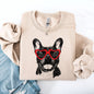 Frenchie, French Bulldog, Pet, Dog Breed Valentine's Sweatshirt