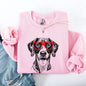 German Shorthaired, Pet, Dog Breed, Valentine's Sweatshirt