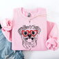 Maltese, Pet, Dog Breed, Valentine's Sweatshirt