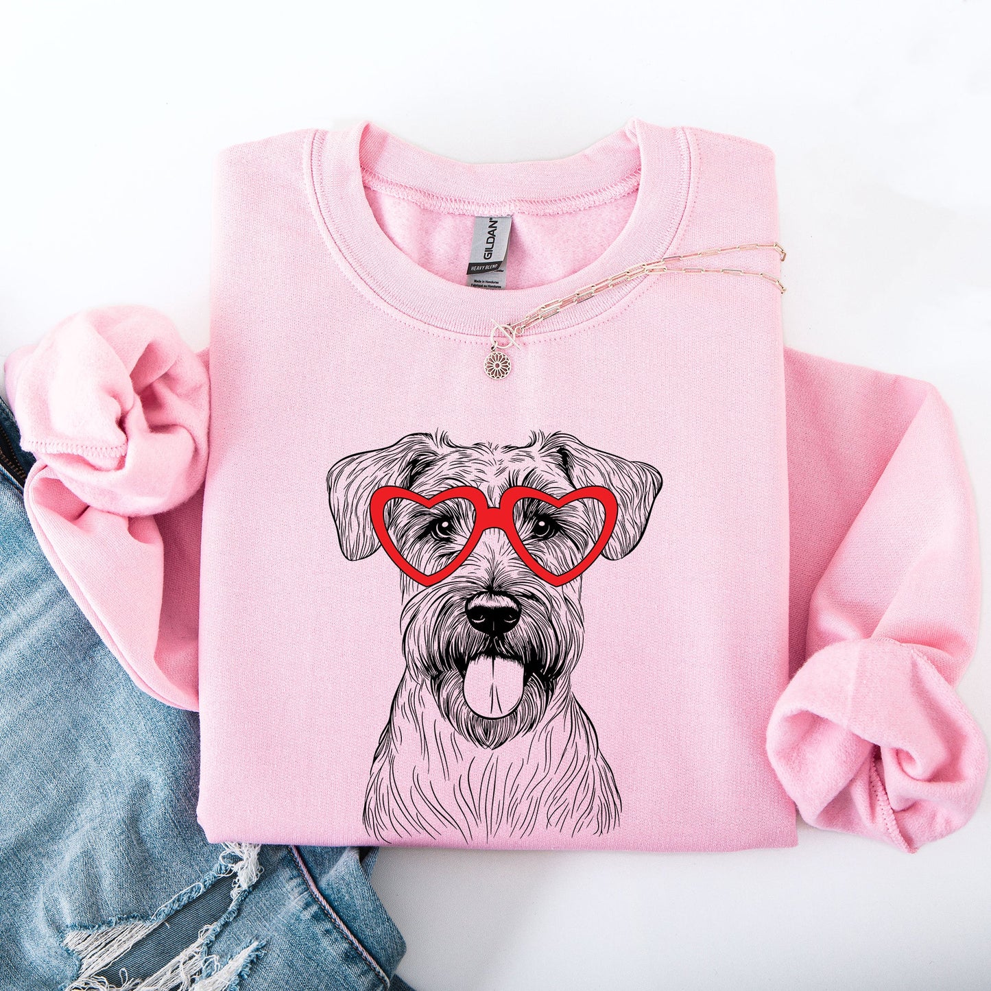 Wheaten Terrier, Pet, Dog Breed, Valentine's Sweatshirt