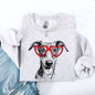 Whippet, Pet, Dog Breed, Valentine's Sweatshirt