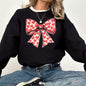 Vintage Bow, Hearts, Coquette, Valentine's Day, Love Sweatshirt