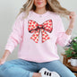 Vintage Bow, Hearts, Coquette, Valentine's Day, Love Sweatshirt