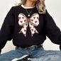 Retro Bow, Hearts, Coquette, Valentine's Day, Love Sweatshirt