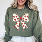 Retro Bow, Hearts, Coquette, Valentine's Day, Love Sweatshirt