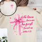 He First Loved Us, John 4:19, Jesus, Religious, Christian, Faith, Valentine's Day, Front and Back Sweatshirt