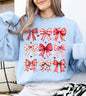 Retro Bows, Ribbons, Coquette, Valentine's Day, Love Sweatshirt