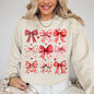 Retro Bows, Ribbons, Coquette, Valentine's Day, Love Sweatshirt