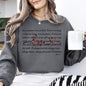 Love Is Patient, Jesus, Christian, Faith, Bible, 1 Corinthians 13:4-7, Valentine's Day, Love Sweatshirt