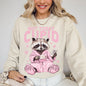 Not Today Cupid, Feral, Racoon, Valentine's Day, Love Sweatshirt