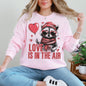 Love Is In The Air, Racoon Lover, Valentine's Day, Love Sweatshirt