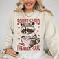 Sorry Cupid I've Been Feral, Racoon, Love Bites, Valentine's Day, Love Sweatshirt