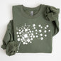 Lucky Dandelion, Clover, Irish, Lucky Charm, St Patrick's Day Sweatshirt