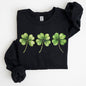 Shamrock, Clover, Retro, St. Paddy's Day, Lucky, Irish, Lucky Charm, St Patrick's Day Sweatshirt