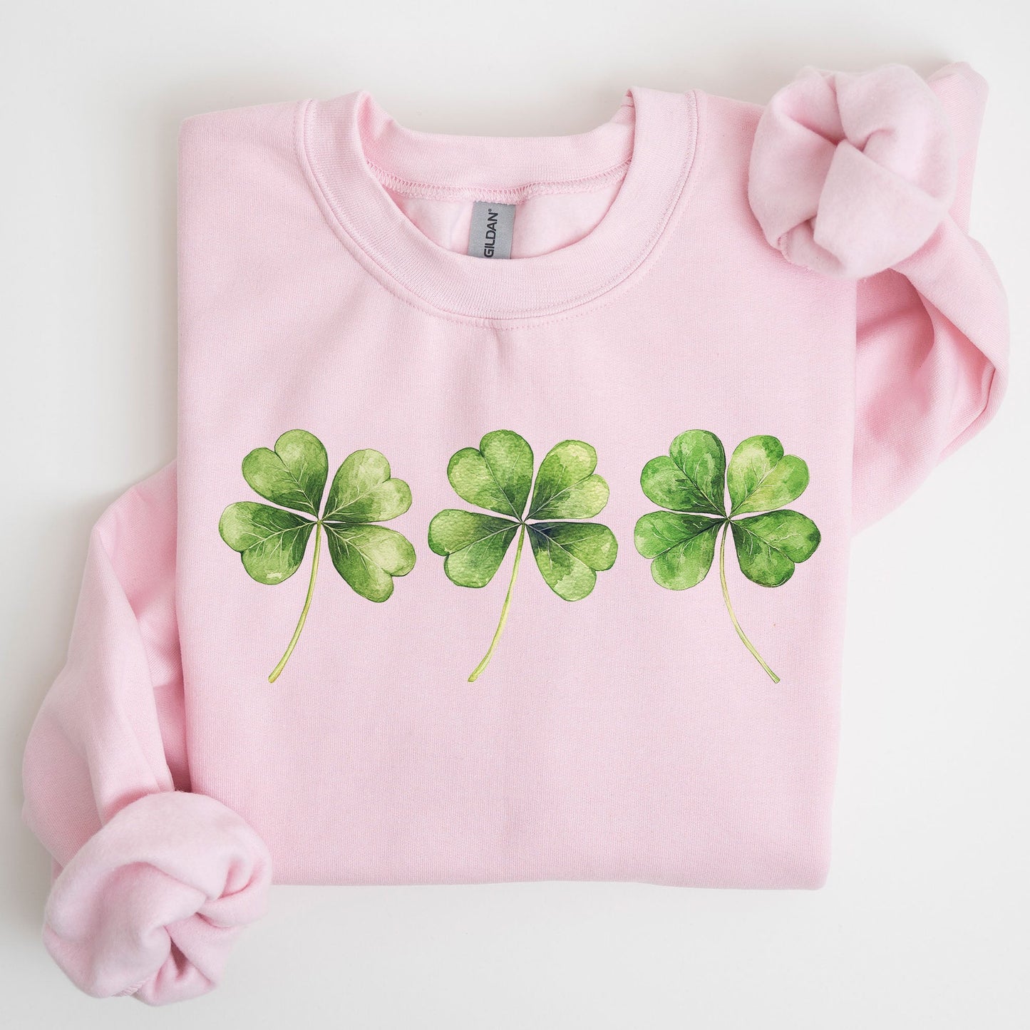 Shamrock, Clover, Retro, St. Paddy's Day, Lucky, Irish, Lucky Charm, St Patrick's Day Sweatshirt