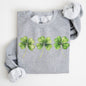 Shamrock, Clover, Retro, St. Paddy's Day, Lucky, Irish, Lucky Charm, St Patrick's Day Sweatshirt