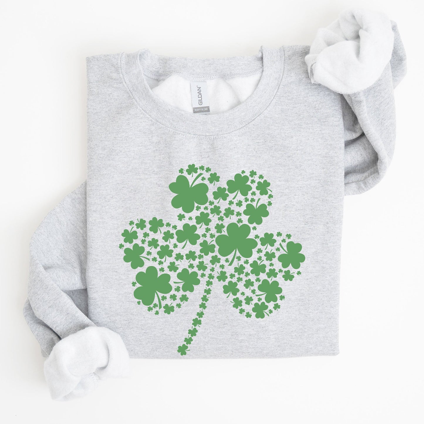 St. Paddy's Day Shamrock, Clover, Retro, Lucky, Irish, Lucky Charm, St Patrick's Day Sweatshirt