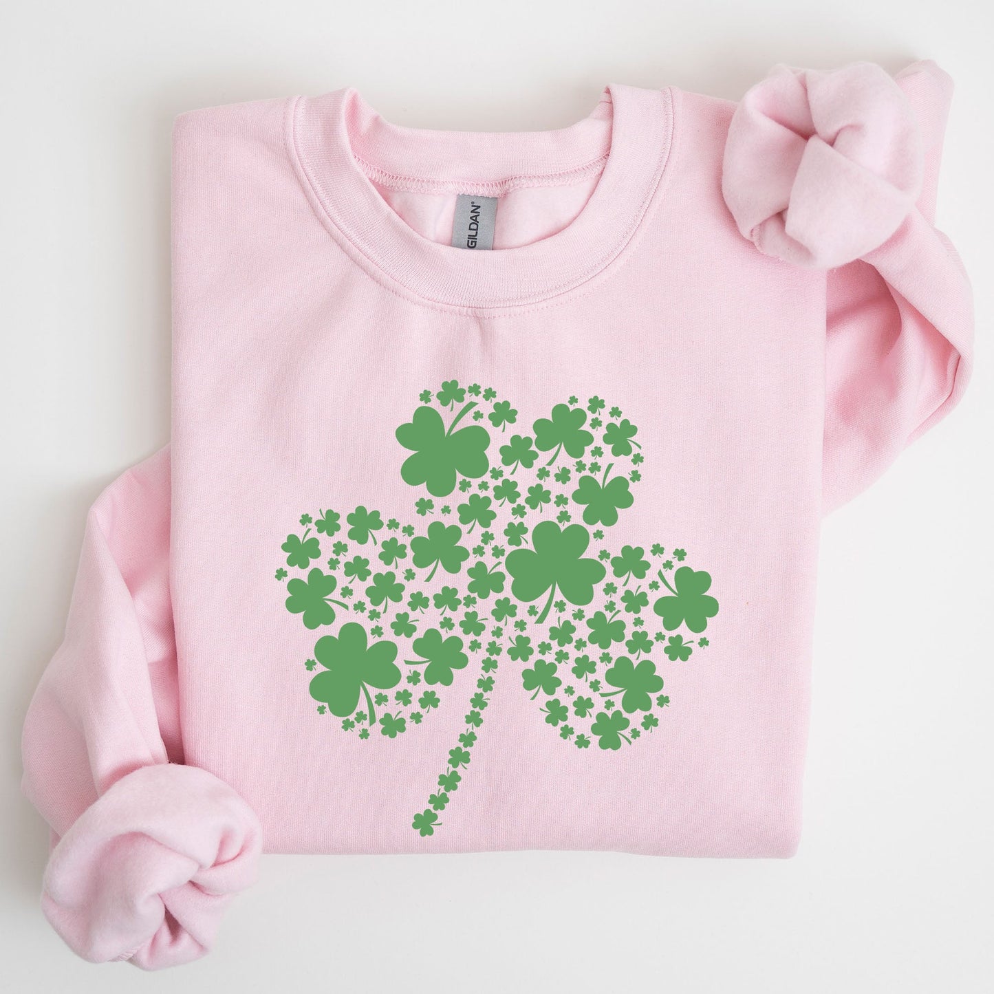 St. Paddy's Day Shamrock, Clover, Retro, Lucky, Irish, Lucky Charm, St Patrick's Day Sweatshirt