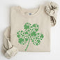 St. Paddy's Day Shamrock, Clover, Retro, Lucky, Irish, Lucky Charm, St Patrick's Day Sweatshirt