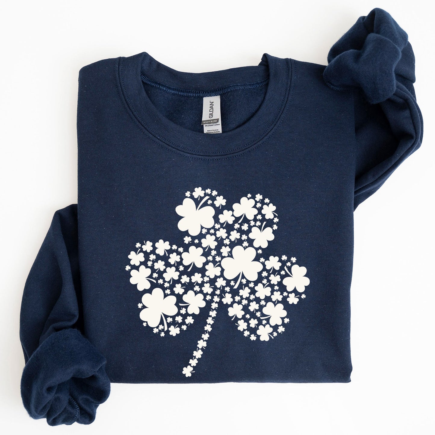 St. Paddy's Day Shamrock, Clover, Retro, Lucky, Irish, Lucky Charm, St Patrick's Day Sweatshirt