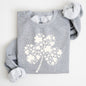 St. Paddy's Day Shamrock, Clover, Retro, Lucky, Irish, Lucky Charm, St Patrick's Day Sweatshirt