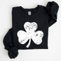 Shamrock, Clover, Lucky, Retro, Lucky, Irish, Lucky Charm, St Patrick's Day Sweatshirt