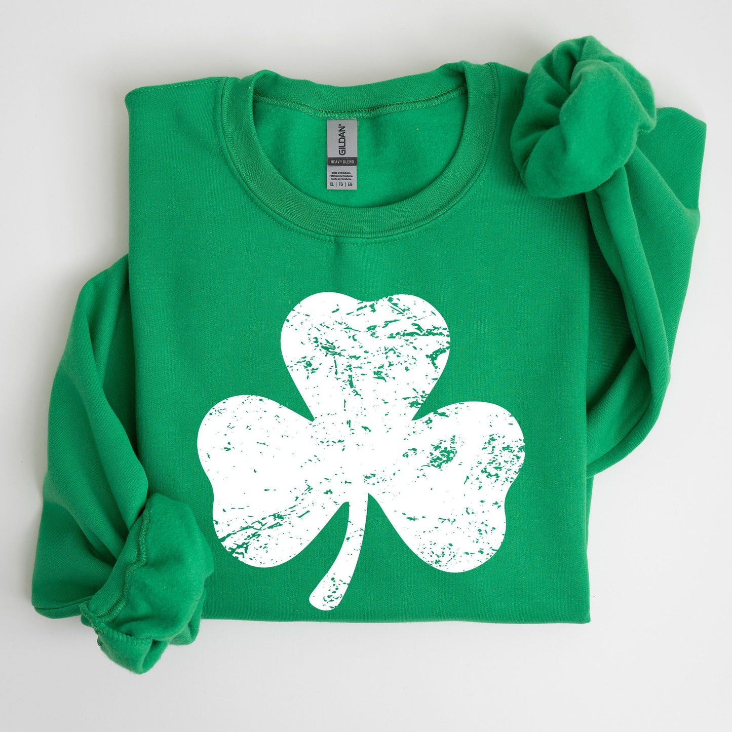 Shamrock, Clover, Lucky, Retro, Lucky, Irish, Lucky Charm, St Patrick's Day Sweatshirt