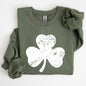 Shamrock, Clover, Lucky, Retro, Lucky, Irish, Lucky Charm, St Patrick's Day Sweatshirt