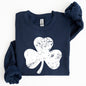 Shamrock, Clover, Lucky, Retro, Lucky, Irish, Lucky Charm, St Patrick's Day Sweatshirt