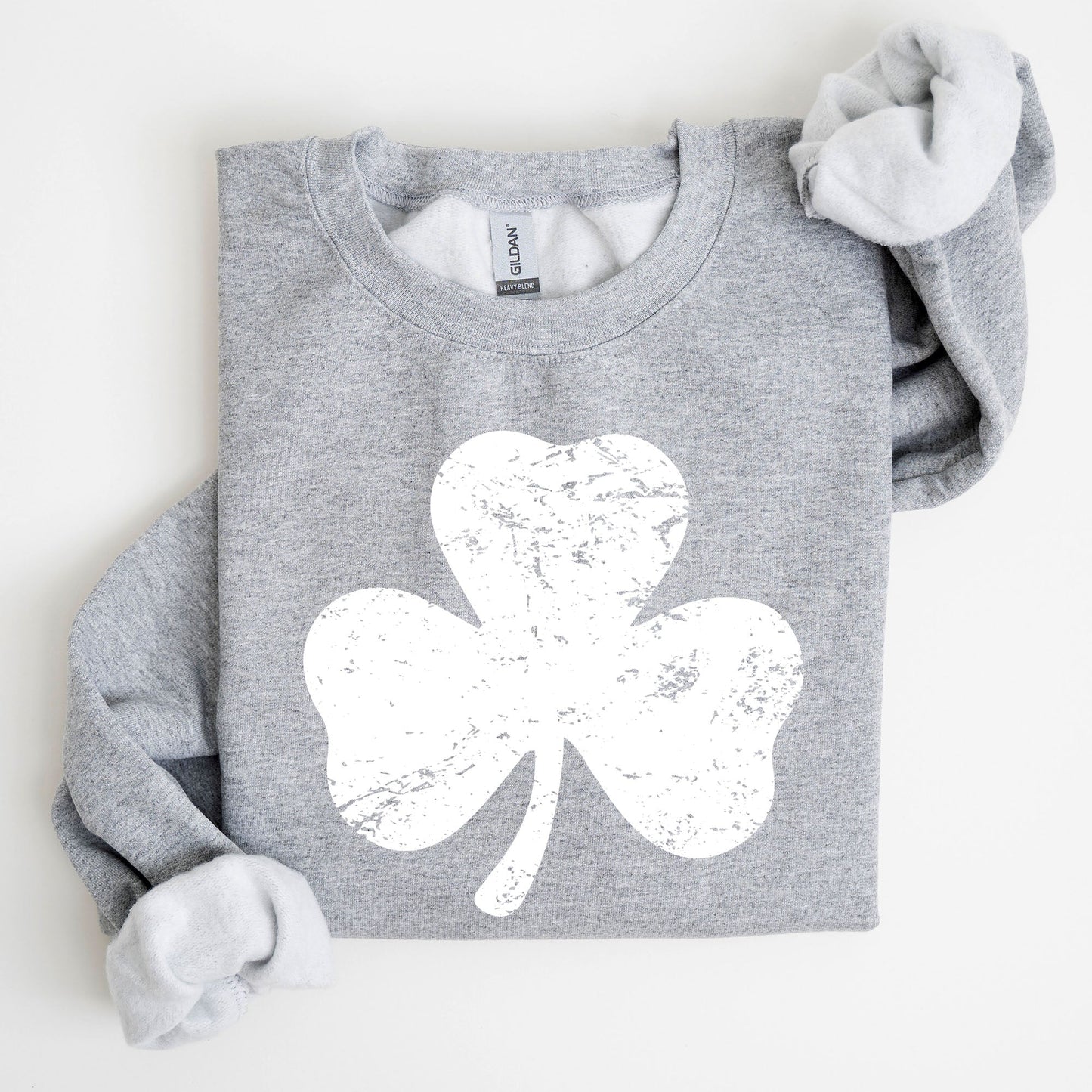 Shamrock, Clover, Lucky, Retro, Lucky, Irish, Lucky Charm, St Patrick's Day Sweatshirt