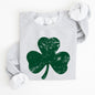 Shamrock, Clover, Lucky, Retro, Lucky, Irish, Lucky Charm, St Patrick's Day Sweatshirt