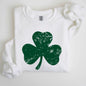 Shamrock, Clover, Lucky, Retro, Lucky, Irish, Lucky Charm, St Patrick's Day Sweatshirt