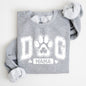 Dog Mama, Coquette, Bow, Shamrock, Clover, Irish, Lucky, Lucky Charm, St Patrick's Day Sweatshirt