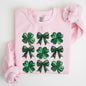 Sequin Style Shamrock, Clover, Irish, Lucky, St. Paddy's Day, Lucky Charm, St Patrick's Day Sweatshirt