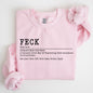 Feck Definition, Funny, Irish, Lucky, St. Paddy's Day, Clover, Shamrock, Lucky Charm, St Patrick's Day Sweatshirt